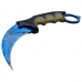 Faca de pesoço Karambit Master USA MU-1142BGN